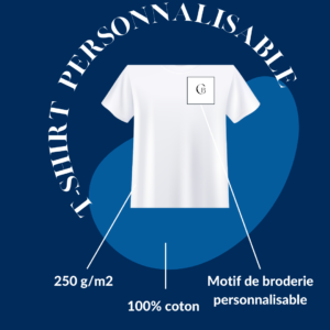 T-shirt personnalisable 100% coton